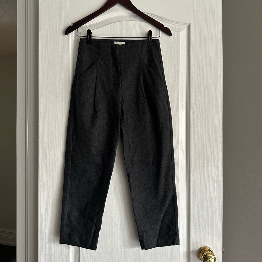 Aritzia Wilfred US 00 Heathered Grey Trouser